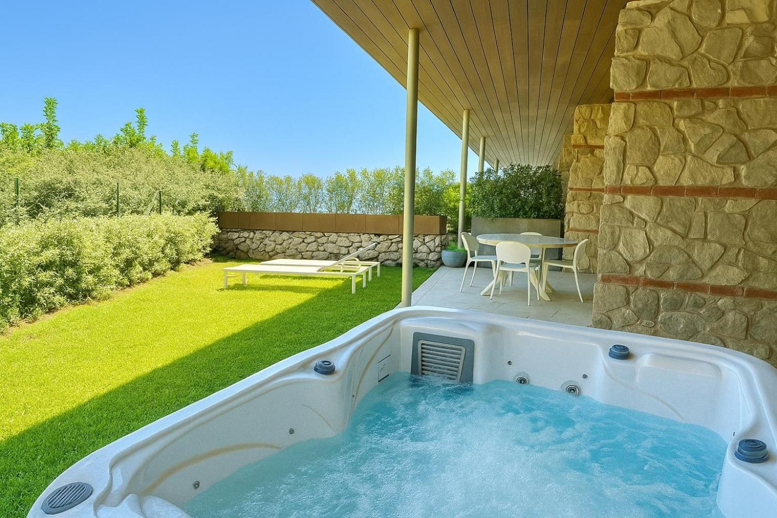 Deluxe Apartment mit 2 Schlafzimmern und Gartenblick