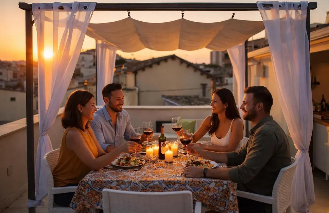 Terrace- Walk to Porta Reale&Cafes - La Casa della Pietra - Near Wine Tasting-1