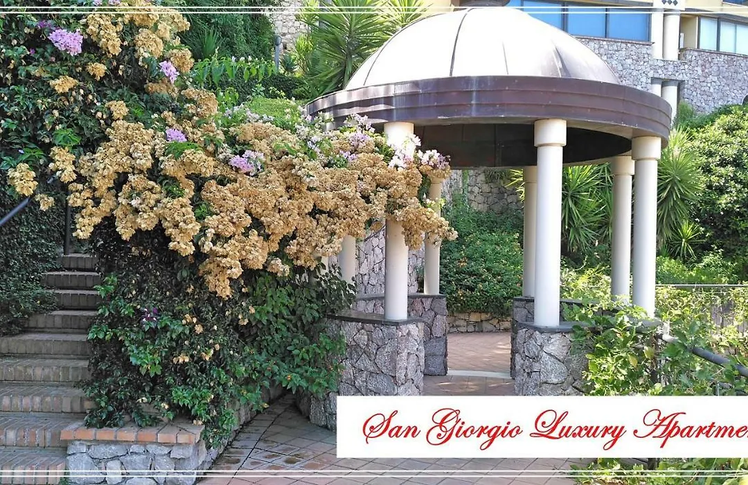 San Giorgio Luxury Apartment Taormina-Panoramic Pool & Parking Space-1