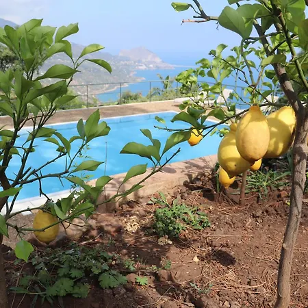 Cefalu Nest Pool House Terrace Sea View-3